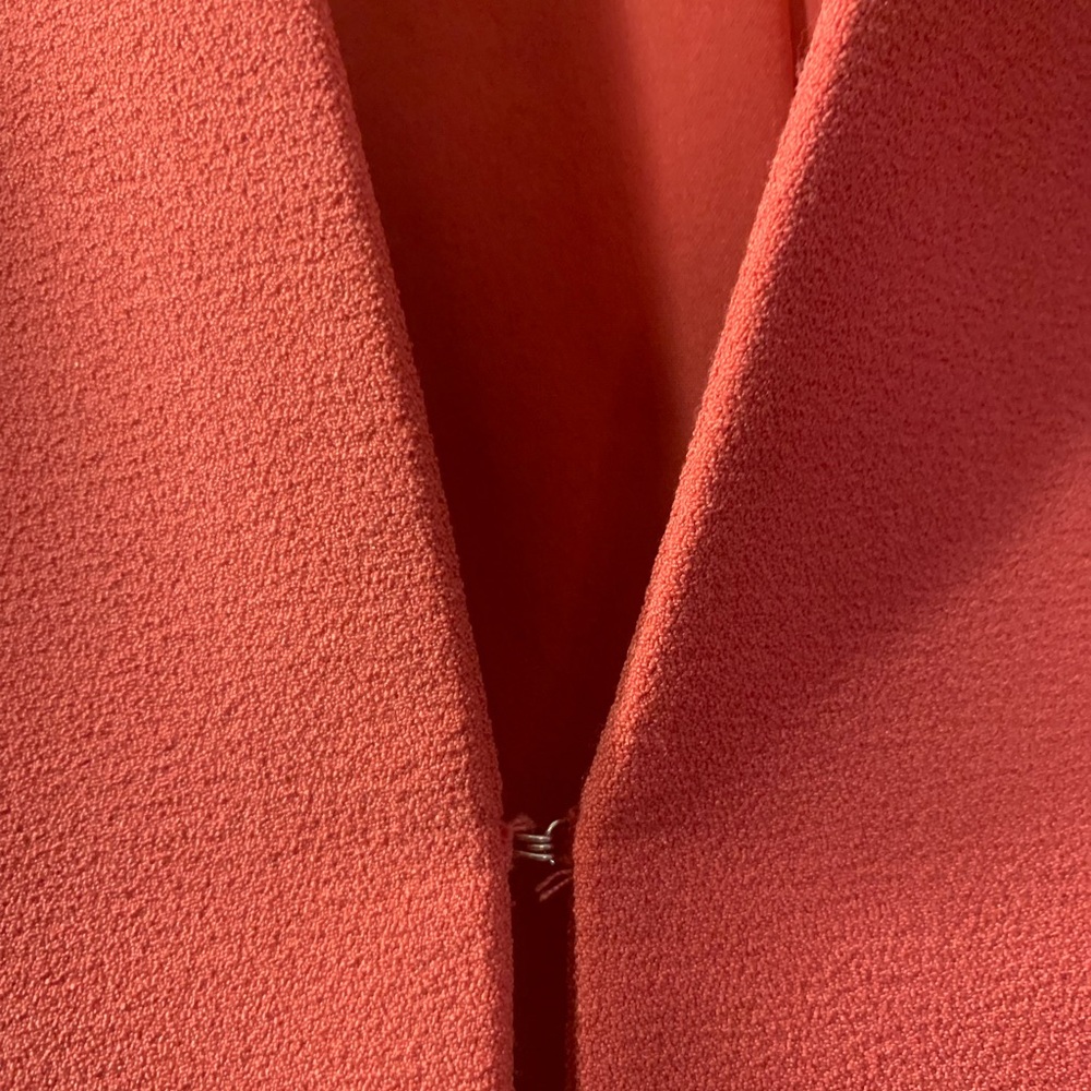 Tahari Vibrant Coral Blazer - Picture 2 of 6